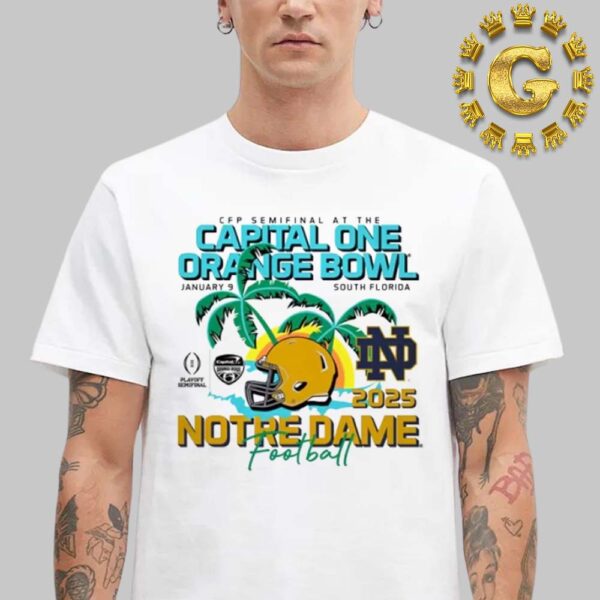 Notre Dame Fighting Irish Football 2025 Orange Bowl Bound Unisex T-Shirt