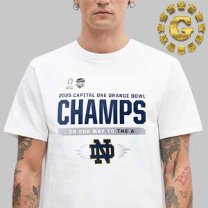 Notre Dame Fighting Irish Football Playoff 2025 Orange Bowl Champions Unisex T-Shirt