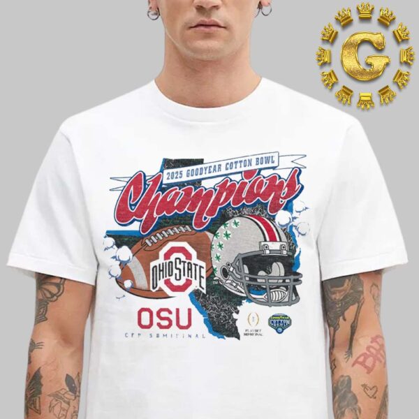 Ohio State Buckeyes Football Cotton Bowl Champions Unisex T-Shirt