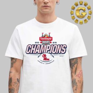 Ole Miss Rebels Football 2025 Gator Bowl Champions Unisex T-Shirt