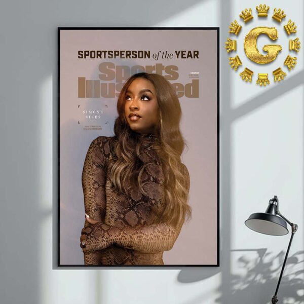 Simone Biles Is SI’s 2024 Sportsperson Of The Year Home Decor Poster Canvas