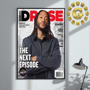 Slam Cover Poster Presents D ROSE Special Collector Editon Home Decor Poster Canvas