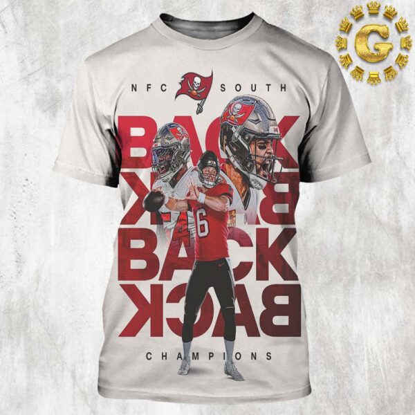 Tampa Bay Buccaneers Are NFC South Champions NFL All Over Print Shirt