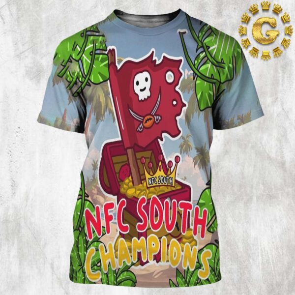 Tampa Bay Buccaneers NFC South Champions NFC Division Champions Picture NFL All Over Print Shirt