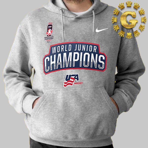 Team USA Hockey Nike 2025 IIHF World Junior Championship NHL Unisex Hoodie Shirt