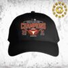 Texas Longhorns College Football Playoff 2025 Peach Bowl Champions Victory Ahead Classic Cap Hat Snapback