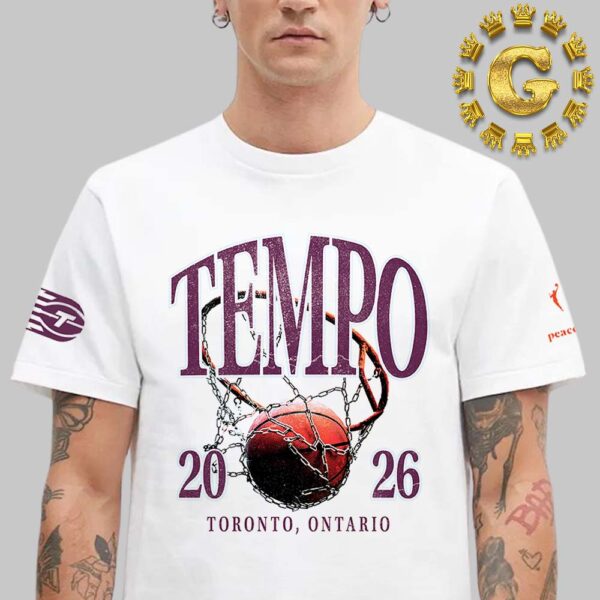 Toronto Tempo Basketball Peace Collective Tempo Toronto Ontario Graphic 2026 Unisex T-Shirt